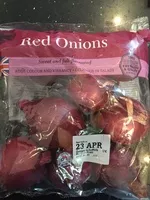 Mängden socker i Red onions