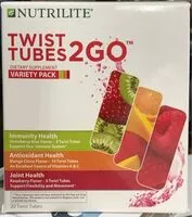 Mängden socker i Twist tubes 2 go