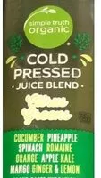 Mängden socker i Cold Pressed Juice Blend, Citrus Greens