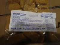 Mängden socker i Alaska Pollock, Oven Ready (Breaded) Fish Nuggets