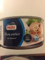 Mängden socker i Thon entier au naturel - Nixe (Lidl) - 195g - 150g (égoutté)