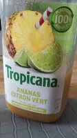 Mängden socker i Tropicana ananas citron vert
