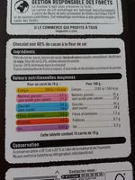 Mängden socker i chocolat noir fleur de sel