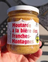Mängden socker i Moutarde à la bière des Franches-Montagnes