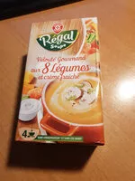 Mängden socker i velouté Gourmand aux 8 légumes et crème fraîche
