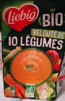 Mängden socker i velouté de 10 légumes