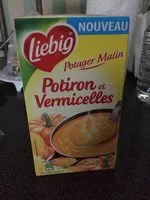 Mängden socker i Potiron et vermicelles