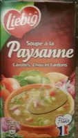 Mängden socker i soupe à la paysanne