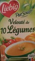 Mängden socker i pur soup velouté de 10 légumes