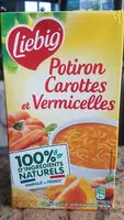 Mängden socker i soupe potiron carottes et vermicelles