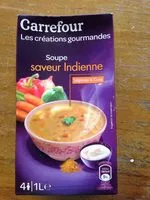 Mängden socker i Soupe saveur indienne