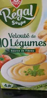 Mängden socker i velouté de 10 légumes