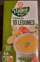 Mängden socker i velouté de 10 légumes