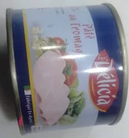 Mängden socker i pâté au fromage