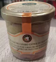 Mängden socker i le foie gras de canard entier du sud ouest