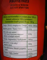 Mängden socker i pépites de lentilles corail et carottes