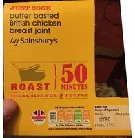 Mängden socker i Butter Basted British Chicken Breast Joint