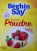 Mängden socker i Sucre en poudre