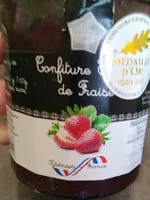 Mängden socker i confiture de fraises