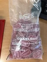 Mängden socker i Bonbons cdhv coquelicot