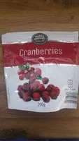 Mängden socker i Cranberries