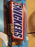 Socker och näringsämnen i Snickers криспер