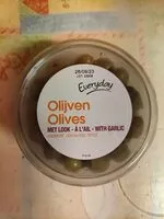 Mängden socker i Olives à l'ail