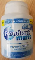 Mängden socker i Freedent mints