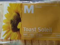 Mängden socker i Toast Soleil