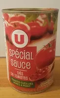 Mängden socker i Dés de tomates spécial sauce