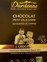Mängden socker i chocolat petit déjeuner sucre de canne