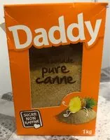 Mängden socker i Daddy cassonade pure canne