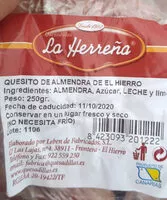 Mängden socker i quesito almendras