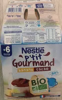 Mängden socker i Nestlé p'tit gourmand banane cacao
