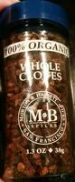 Mängden socker i Morton & Bassett Spices: Whole Cloves