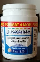 Mängden socker i magnésium marin Vitamine B6