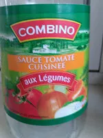 Mängden socker i sauce tomate cuisinée aux légumes