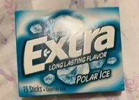 Mängden socker i Extra long lasting flavor polar ice