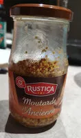 Mängden socker i moutarde à l ancienne Rustica