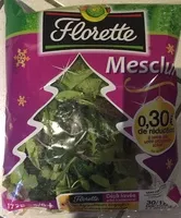 Mängden socker i Mesclun (5/6 portions)