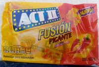 Mängden socker i Fusión picante sabor : mantequilla + chile