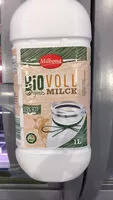 Mängden socker i Bio Organic Voll Milch 3.9% Fett