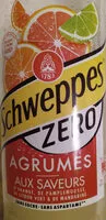 Mängden socker i Schweppes zéro agrumes sans sucre sans aspartame