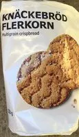 Mängden socker i Knäckebröd Flerkorn
