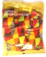 Mängden socker i Godis Chokladran