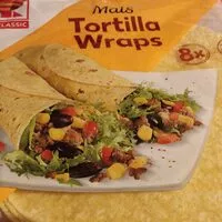 Mängden socker i Mais Tortilla Wraps