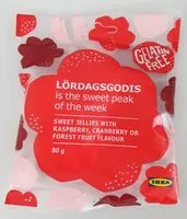 Mängden socker i Lördagsgodis