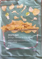 Mängden socker i Chips Poivre et poireaux