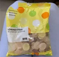 Mängden socker i lördagsgodis