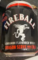 Mängden socker i Fireball Dragon Serve 10%